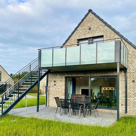 Ferienhaus Panoramadeck Am Harkebruegger See Mit Sauna Und Kamin Villa Barssel  Exterior foto